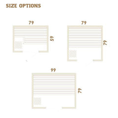 Auroom Emma Wood Indoor Home Sauna Kit